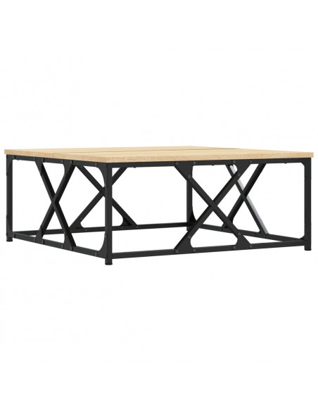 Tavolino da Salotto Rovere Sonoma 70x70x30 cm Legno Multistrato