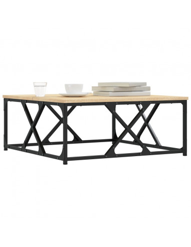 Tavolino da Salotto Rovere Sonoma 70x70x30 cm Legno Multistrato