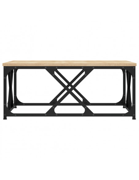 Tavolino da Salotto Rovere Sonoma 70x70x30 cm Legno Multistrato