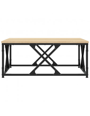 Tavolino da Salotto Rovere Sonoma 70x70x30 cm Legno Multistrato