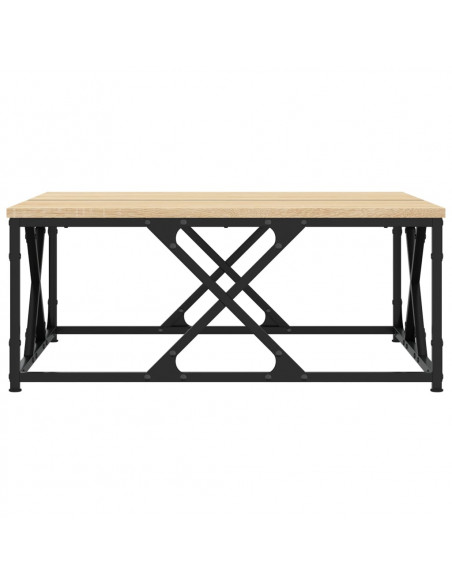 Tavolino da Salotto Rovere Sonoma 70x70x30 cm Legno Multistrato