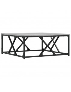 Tavolino da Salotto Grigio Sonoma 70x70x30 cm Legno Multistrato 2