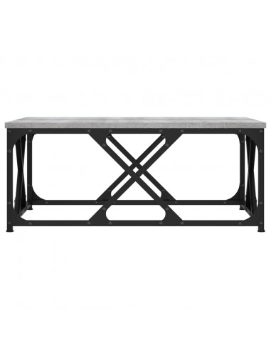 Tavolino da Salotto Grigio Sonoma 70x70x30 cm Legno Multistrato