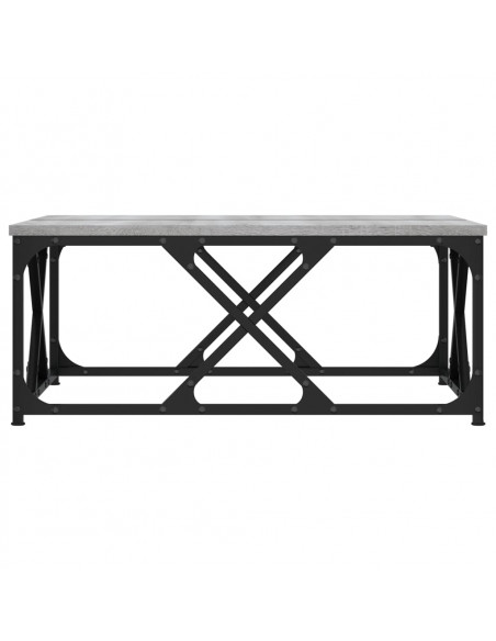 Tavolino da Salotto Grigio Sonoma 70x70x30 cm Legno Multistrato