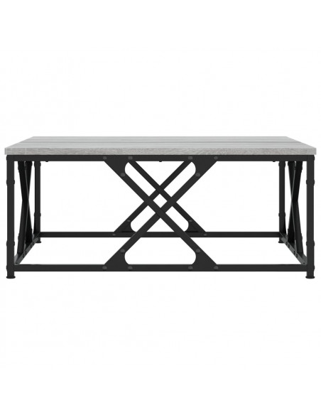 Tavolino da Salotto Grigio Sonoma 70x70x30 cm Legno Multistrato