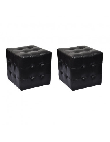 Sgabelli a Cubo Neri