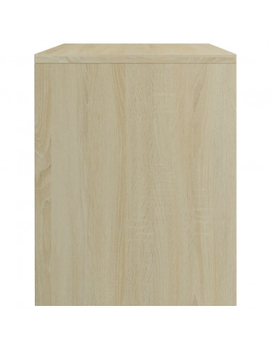 Comodino Rovere Sonoma 40x30x40 cm in Legno Multistrato