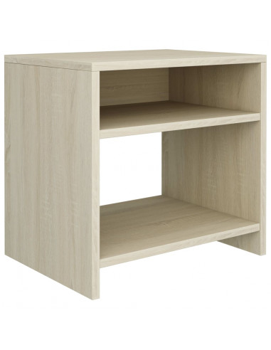 Comodini Rovere Sonoma 2 pz 40x30x40 cm in Legno Multistrato