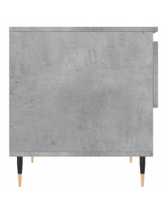 Tavolino da Salotto Grigio Cemento 50x46x50cm Legno Multistrato 2