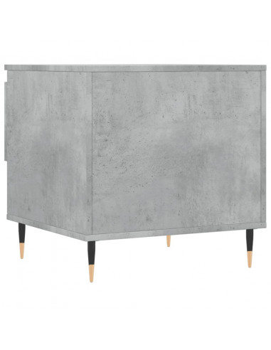 Tavolino da Salotto Grigio Cemento 50x46x50cm Legno Multistrato