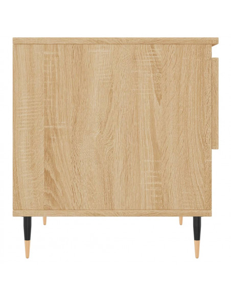 Tavolino Rovere Sonoma 50x46x50 cm in Legno Multistrato