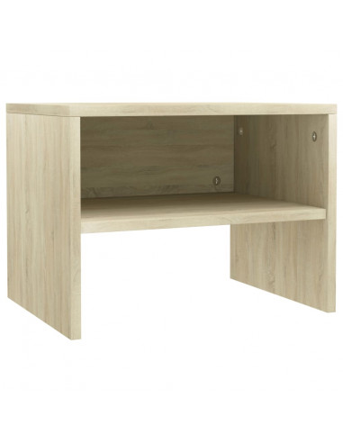 Comodino Rovere Sonoma 40x30x30 cm in Legno Multistrato
