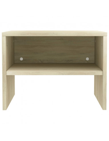Comodino Rovere Sonoma 40x30x30 cm in Legno Multistrato