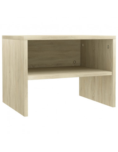 Comodini 2 pz Rovere Sonoma 40x30x30 cm in Legno Multistrato