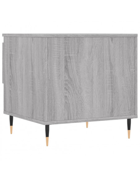 Tavolino da Salotto Grigio Sonoma 50x46x50 cm Legno Multistrato