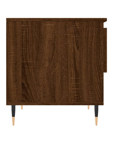 Tavolino da Salotto Rovere Marrone 50x46x50cm Legno Multistrato