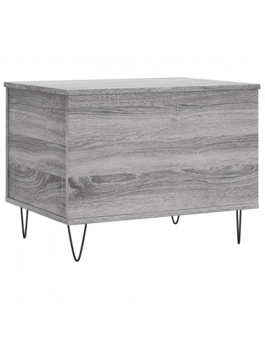 Tavolino Salotto Grigio Sonoma 60x44,5x45 cm Legno Multistrato