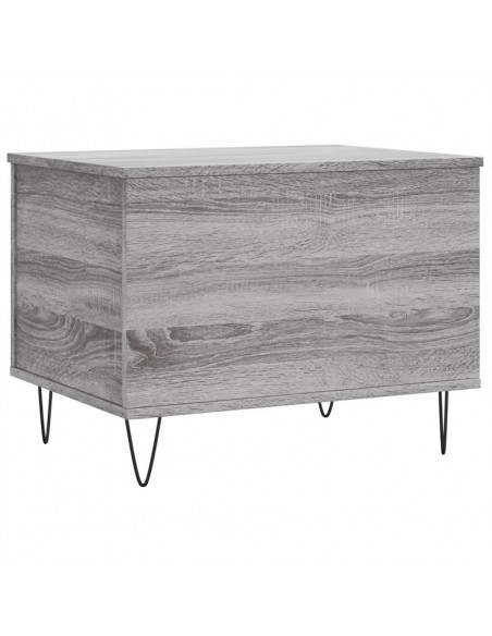 Tavolino Salotto Grigio Sonoma 60x44,5x45 cm Legno Multistrato