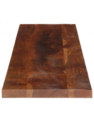 Piano Tavolo 140x20x2,5 cm Rettangolare in Massello di Recupero