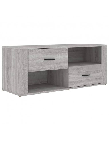 Mobile TV Grigio Sonoma 100x35x40 cm in Legno Multistrato