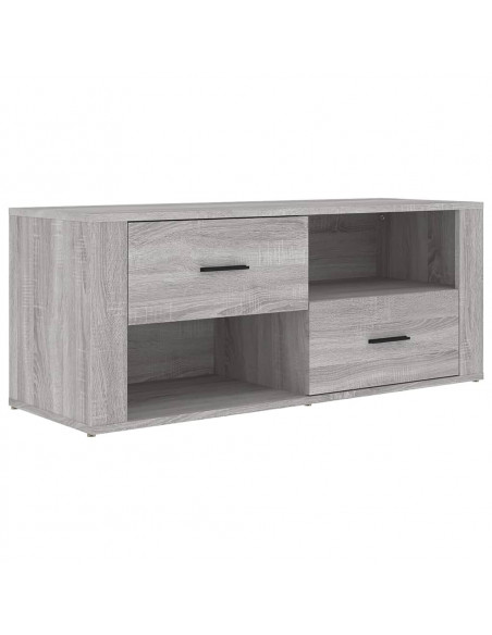 Mobile TV Grigio Sonoma 100x35x40 cm in Legno Multistrato