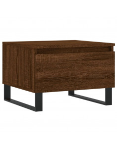 Tavolino da Salotto Rovere Marrone 50x46x35cm Legno Multistrato 2