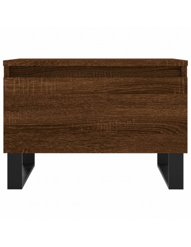 Tavolino da Salotto Rovere Marrone 50x46x35cm Legno Multistrato
