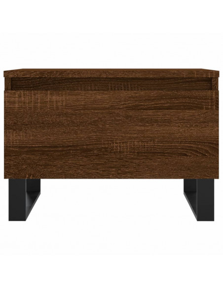 Tavolino da Salotto Rovere Marrone 50x46x35cm Legno Multistrato