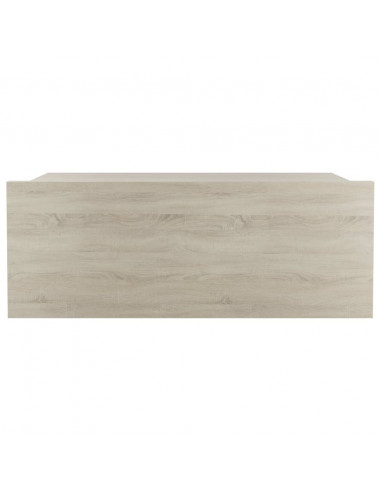 Comodino Pensile Rovere Sonoma 40x30x15 cm in Legno Multistrato