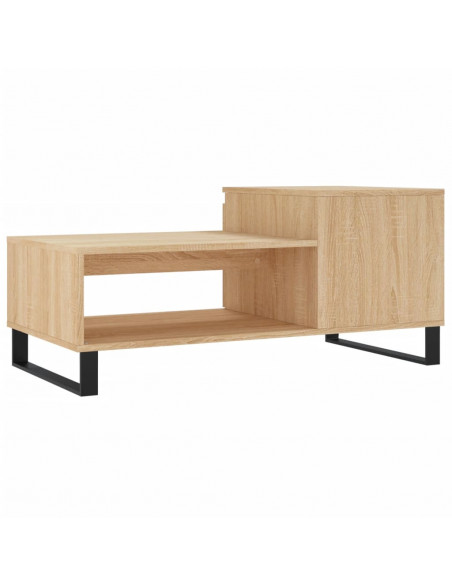 Tavolino da Salotto Rovere Sonoma 100x50x45cm Legno Multistrato