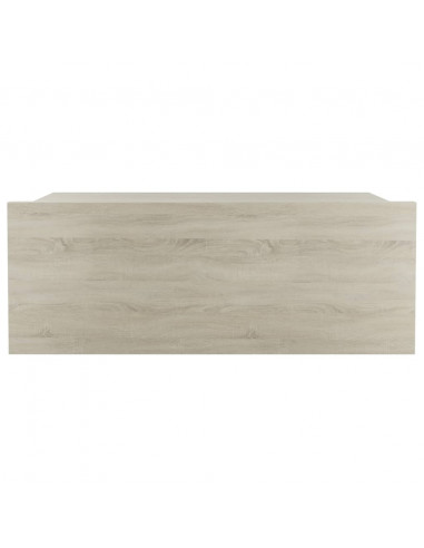 Comodini Pensili 2pz Rovere Sonoma 40x30x15cm Legno Multistrato