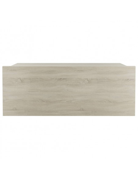 Comodini Pensili 2pz Rovere Sonoma 40x30x15cm Legno Multistrato