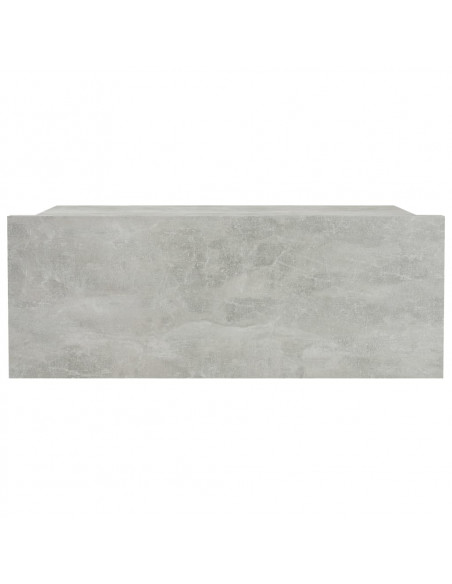 Comodini Pensili 2pz Grigio Cemento 40x30x15 Legno Multistrato