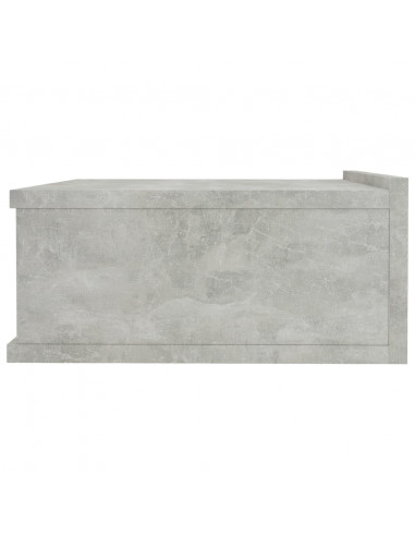 Comodini Pensili 2pz Grigio Cemento 40x30x15 Legno Multistrato
