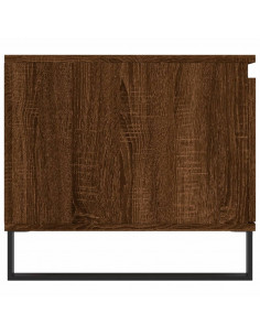 Tavolino da Salotto Rovere Marrone100x50x45cm Legno Multistrato 2