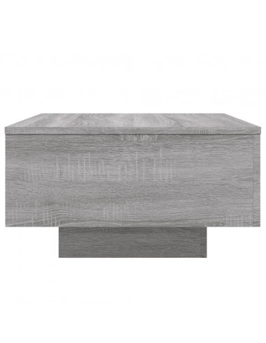 Tavolino da Salotto Grigio Sonoma 55x55x31 cm Legno Multistrato