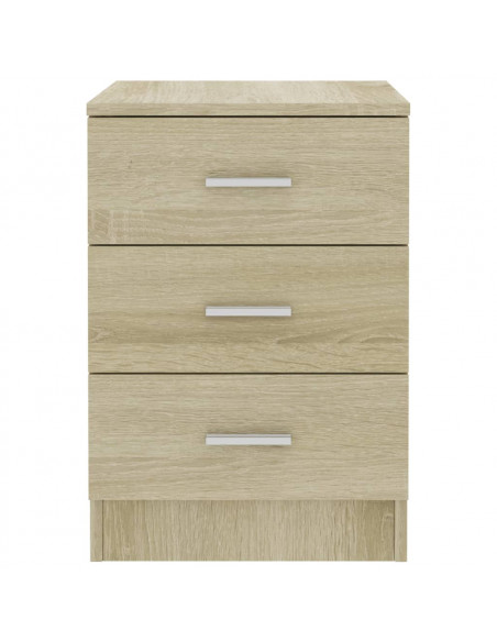 Comodino Rovere Sonoma 38x35x56 cm in Legno Multistrato
