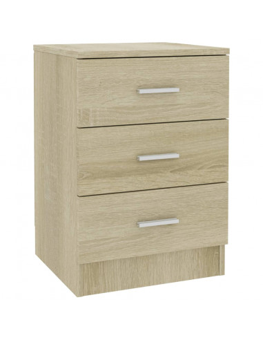 Comodini 2 pz Rovere Sonoma 38x35x56 cm in Legno Multistrato