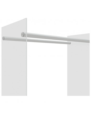 Porta Legna Trasparente 80x35x100 cm in Vetro Temperato