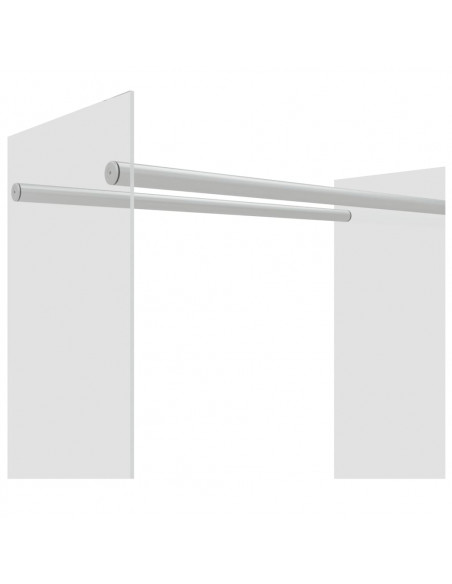 Porta Legna Trasparente 80x35x100 cm in Vetro Temperato