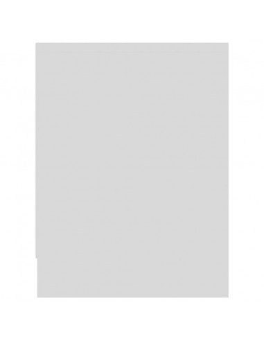 Comodino Bianco 40x30x40 cm Legno Ingegnerizzato