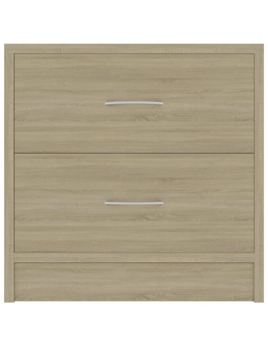 Comodino Rovere Sonoma 40x30x40 cm in Legno Multistrato