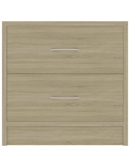 Comodino Rovere Sonoma 40x30x40 cm in Legno Multistrato