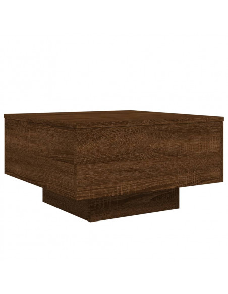 Tavolino da Salotto Rovere Marrone 55x55x31cm Legno Multistrato