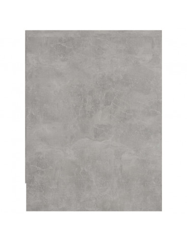 Comodino Grigio Cemento 40x30x40 cm in Legno Multistrato