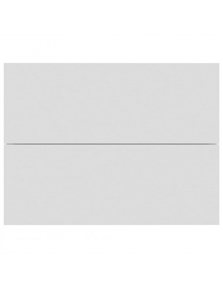 Comodino Bianco 40x30x30 cm in Legno Multistrato