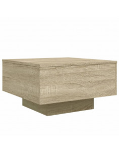 Tavolino da Salotto Rovere Sonoma 55x55x31 cm Legno Multistrato 2