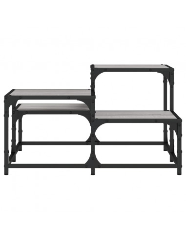 Tavolino da Salotto Grigio Sonoma 68x68x40 cm Legno Multistrato