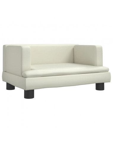 Lettino per Cani Crema 60x40x30 cm in Similpelle