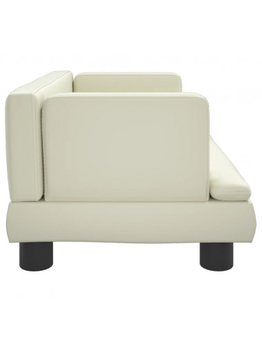 Lettino per Cani Crema 60x40x30 cm in Similpelle